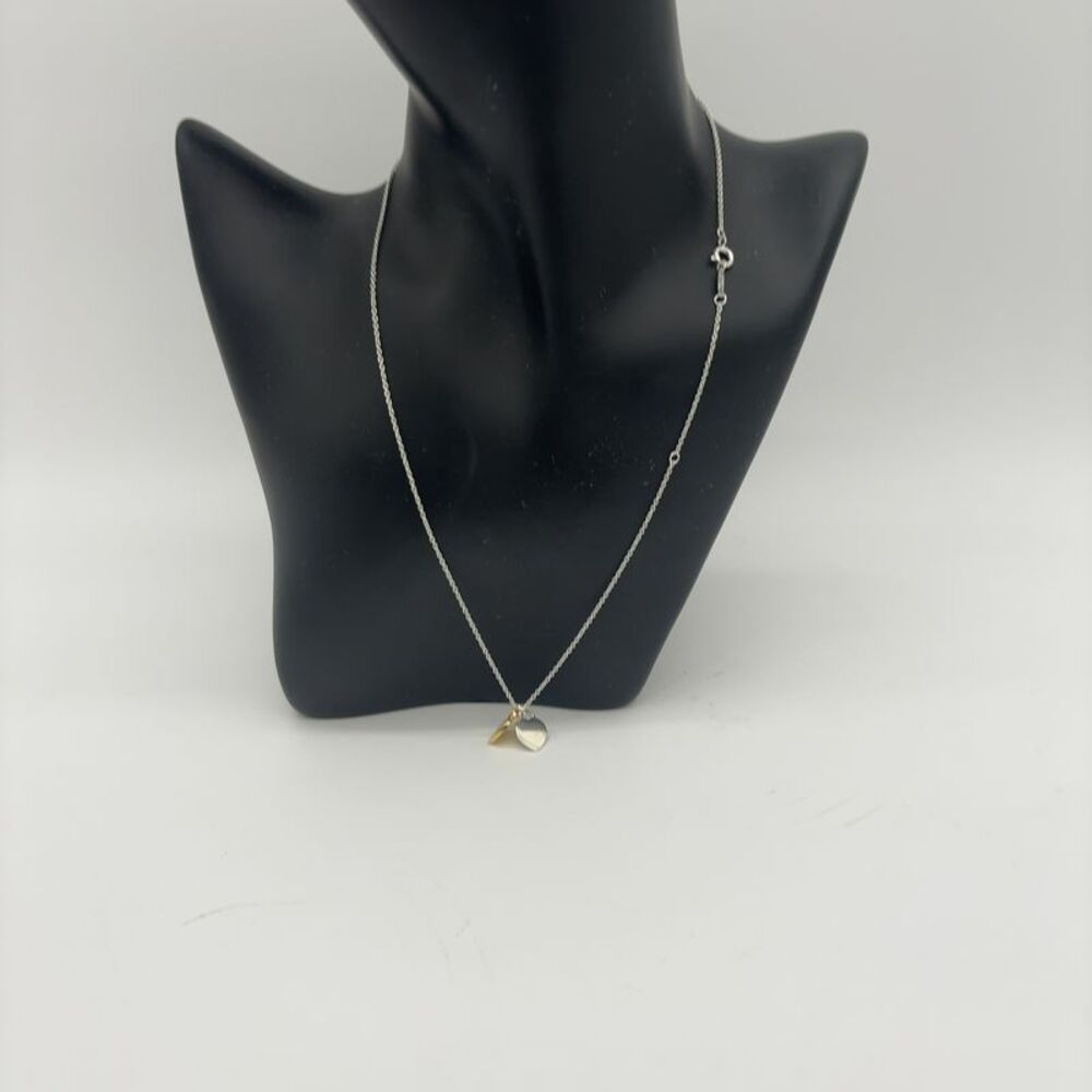 Tiffany & Co. Heart Tag Necklace in Silver and Gold